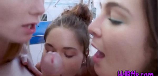  Real teen whores suck dick and get fucked on party boat